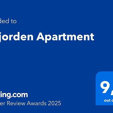 Oyjorden Apartment Берген Экстерьер фото